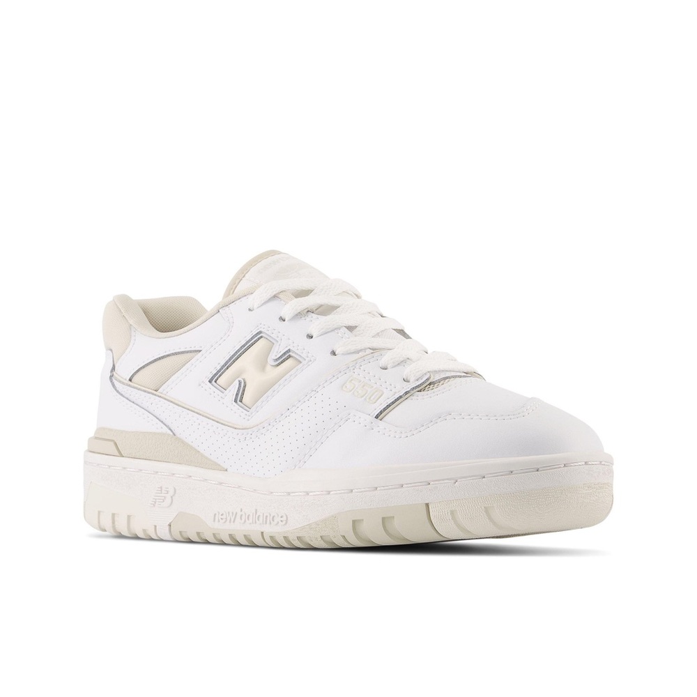 New Balance 550 White Silver Birch Women's 7.5 (NEW in Box)